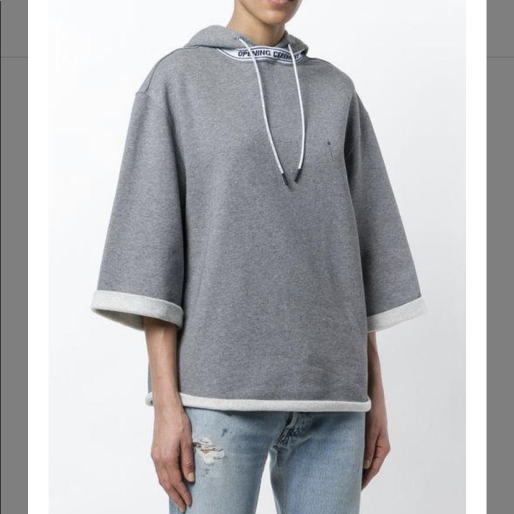 Opening Ceremony Oc Banded Short Sleeve Sweatshirt